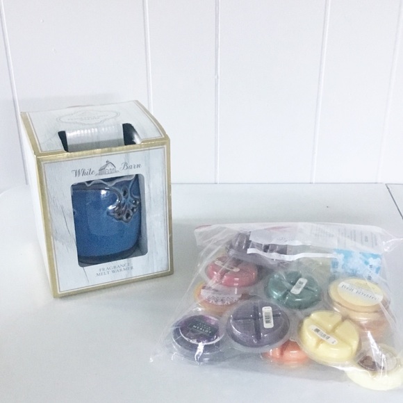 Bath and Body Works Blue Wax Melt Warmer NEW With Wax Melts - Picture 1 of 6